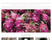 Tablet Screenshot of chlorophyte.com